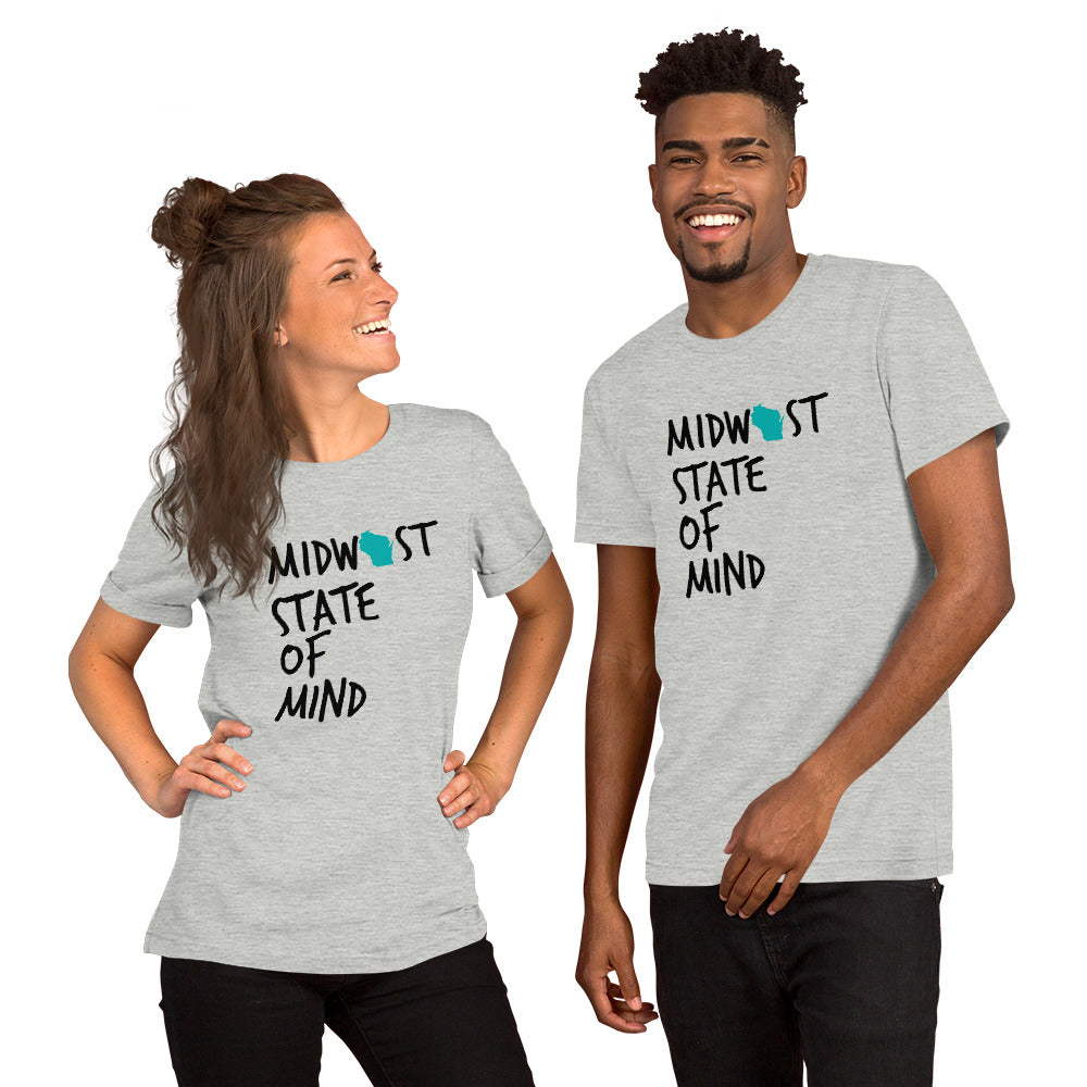 Midwest State of Mind Wisconsin™ Short-Sleeve Unisex T-Shirt