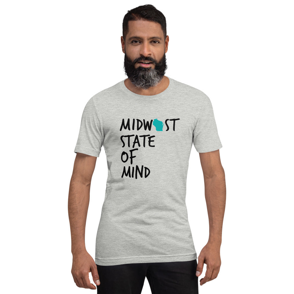 Midwest State of Mind Wisconsin™ Short-Sleeve Unisex T-Shirt