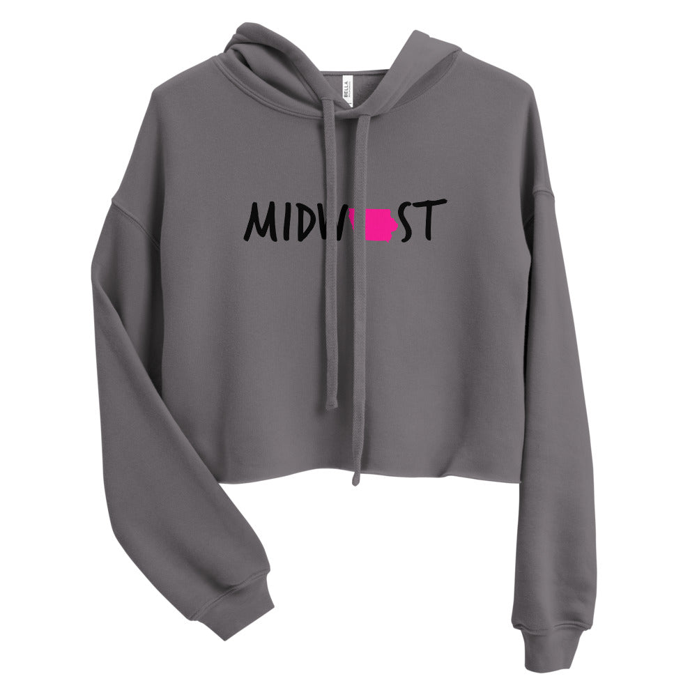 Iowa Midwest™ Crop Hoodie